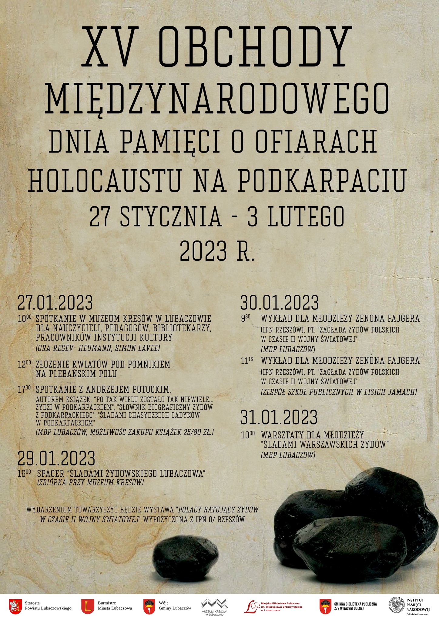 XV Międzynarodowy Dzień Pamięci o Ofiarach Holokaustu na Podkarpaciu